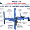 iDeal FP14KAC-X 14,000 lb Cable Driven Closed Front 4 Post Alignment Lift - Image 10