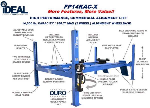 iDeal CK-FP14KACX-IWA-60-2000T-K 14,000 lb Alignment Lift Package - Image 13