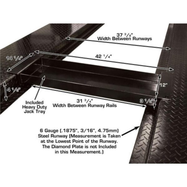 Atlas PRO8000EXT 4 Post Lift + RJ35 Sliding Jacks Combo - Image 10