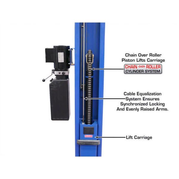 Atlas BP8000 8,000 lb Capacity Baseplate 2-Post Lift - Image 7