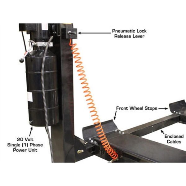 Atlas Garage PRO7000ST Super Tall 7,000 lb. Capacity 4-Post Lift - Image 5