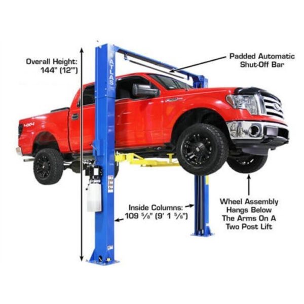 Atlas PRO-9D Overhead 9,000 lb. Capacity 2-Post Lift - Image 4