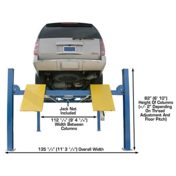 Atlas Equipment 412A Alignment Lift + RJ6 Rolling Jacks Combo - Image 6