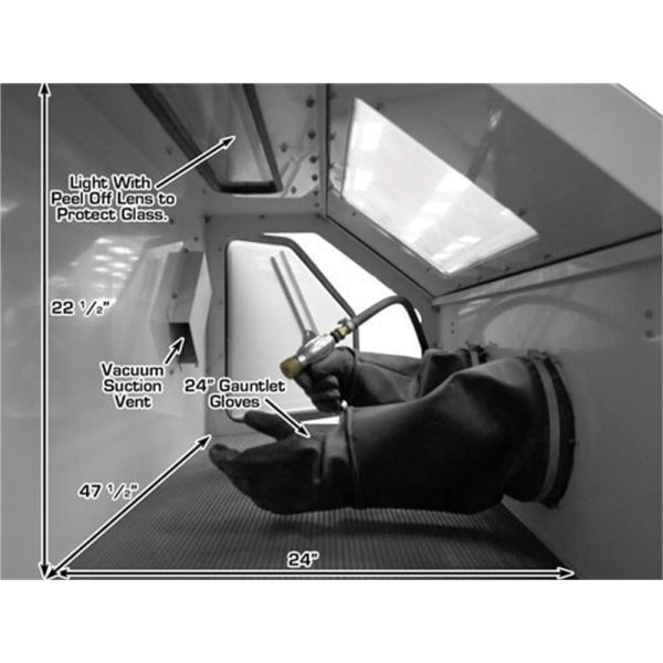 Atlas SBC420 Standard Sandblast Cabinet with Vacuum - Image 5