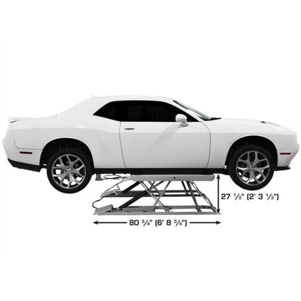 Atlas 6PL Open Center Low Rise 6,000 lb. Capacity Scissor Lift - Image 4