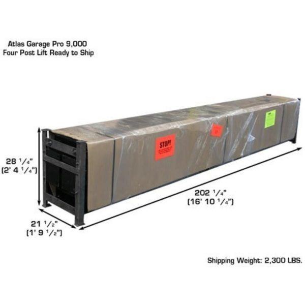 Atlas PRO9000 4 Post Lift + RJ6 Rolling Jacks Combo - Image 12