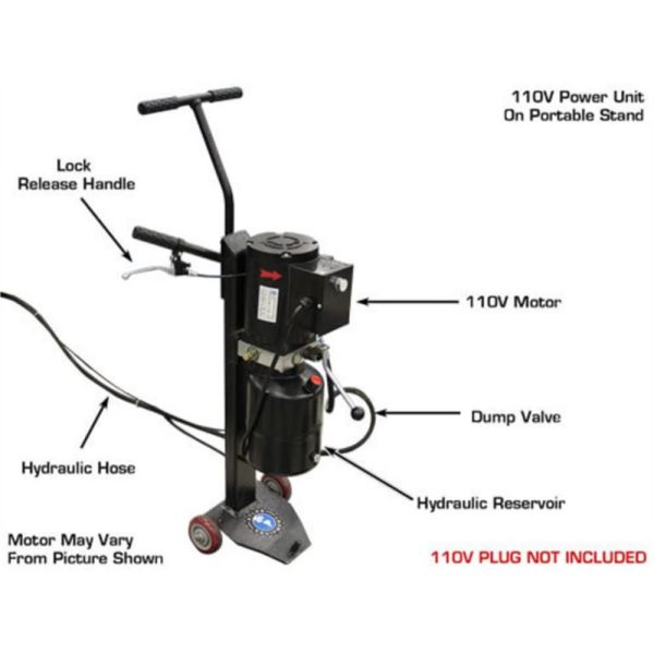 Atlas 6MR Portable Mid-Rise 6,000 lb. Capacity Scissor Lift - Image 10