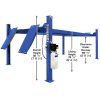 Atlas Platinum PVL14 ALI Certified 14,000 lb. Capacity 4-Post Lift - Image 10