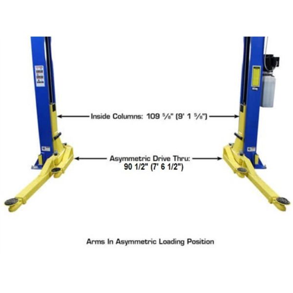 Atlas PRO-9D Overhead 9,000 lb. Capacity 2-Post Lift - Image 8