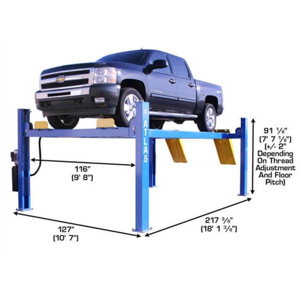 Atlas 414A Alignment Lift + RJ8 Rolling Jacks Combo - Image 11
