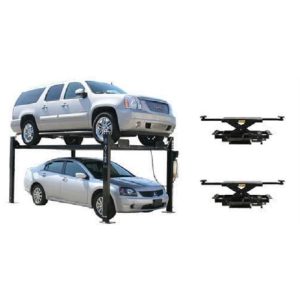 Atlas PRO8000EXT 4 Post Lift + RJ35 Sliding Jacks Combo