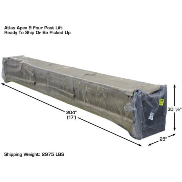 Atlas Apex 9 ALI Certified 9,000 lb. Capacity 4-Post Lift - Image 13