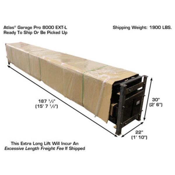 Atlas PRO8000EXT-L 4 Post Lift + RJ35 Sliding Jacks Combo - Image 14