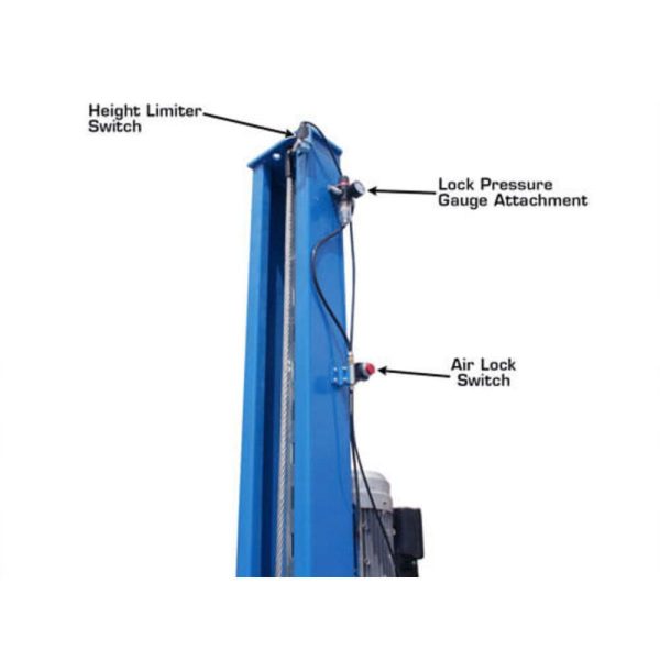 Atlas 12,000 lb. 4-Post Alignment Lift w/ Turntables - Image 9
