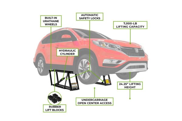 QuickJack 7000TL 7,000 Lb. Capacity Portable Car Lift - Image 8
