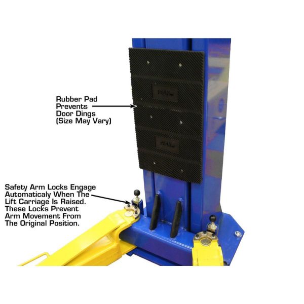 Atlas OHX10000X Commercial Grade Extra Tall 10,000 lb. Capacity 2-Post Lift - Image 12