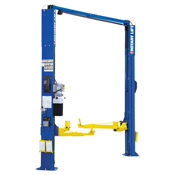 Rotary SPOA10 10,000 lb. ALI Certified Two-Post Asymmetric Lift | 2-Stage Arms with Flip-Up Adapters - Image 3