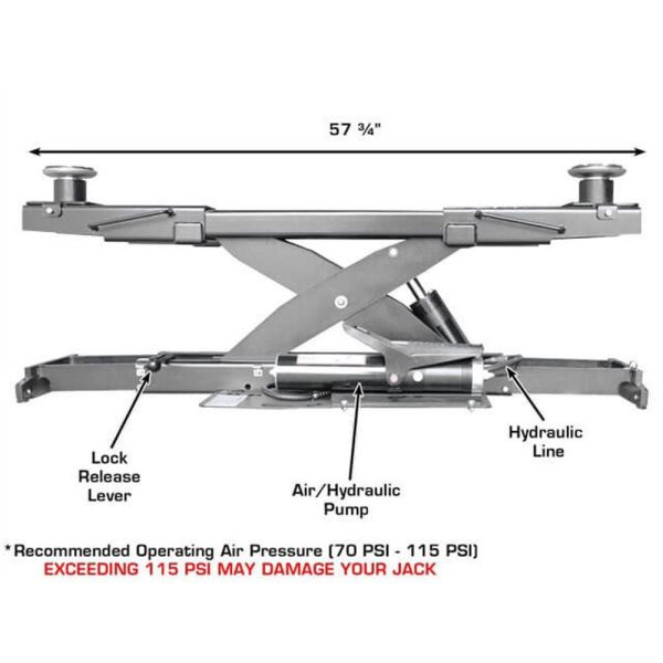 Atlas Platinum ALI Certified 7,000 LB Rolling Jack - Image 7