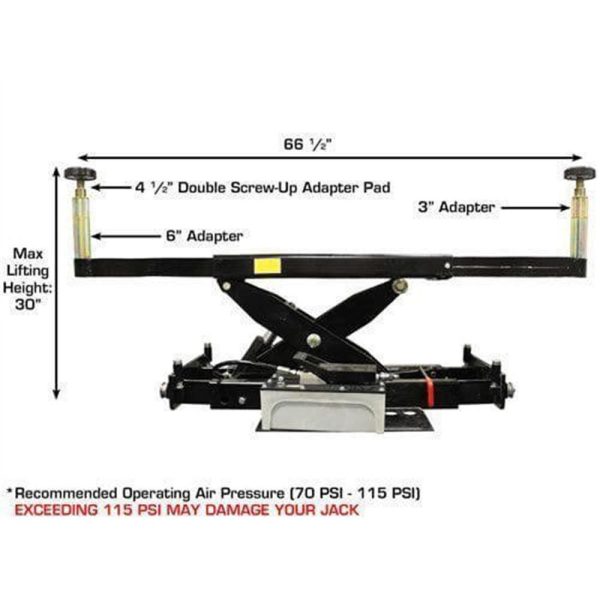 Atlas PX16A Scissor Alignment Lift and RJ8 Rolling Jacks Combo - Image 14