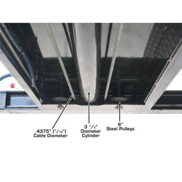Atlas Garage PRO9000 Extra Tall/Extra Wide Portable Heavy Duty 9,000 lb. Capacity 4-Post Lift - Image 15
