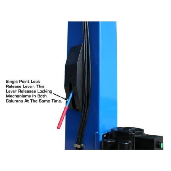 Atlas OHX10000X Commercial Grade Extra Tall 10,000 lb. Capacity 2-Post Lift - Image 13