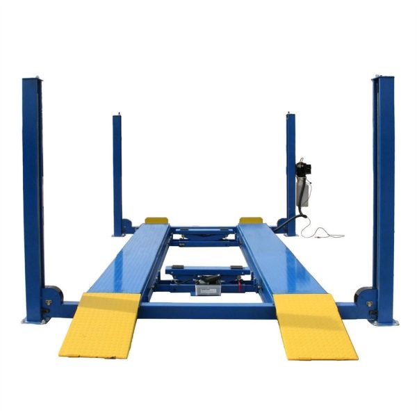 Atlas 412 12,000 lb. 4-Post Lift + RJ6 Rolling Jacks ComboFeatures and Benefits:  Combo Package includes 412 12,000 lb. Capacity lift & two RJ6 rolling jacks Heavy Duty, Commercial Grade Lift is Extra Tall, Extra Wide & Extra Long Lift has Diamond Plated Runways Lift has Air Operated Single Point Lock Release (External Air Supply Required - NOT INCLUDED) Steel Approach Ramps Included Additional Drive off Ramps Available (Sold Separately) Runway Extensions Available (Sold Separately) Mounting Hardware Included Jacks are Air Over Hydraulic operated Truck Adapter Set for each Jack Included This part number FREIGHT PREPAID - Image 28