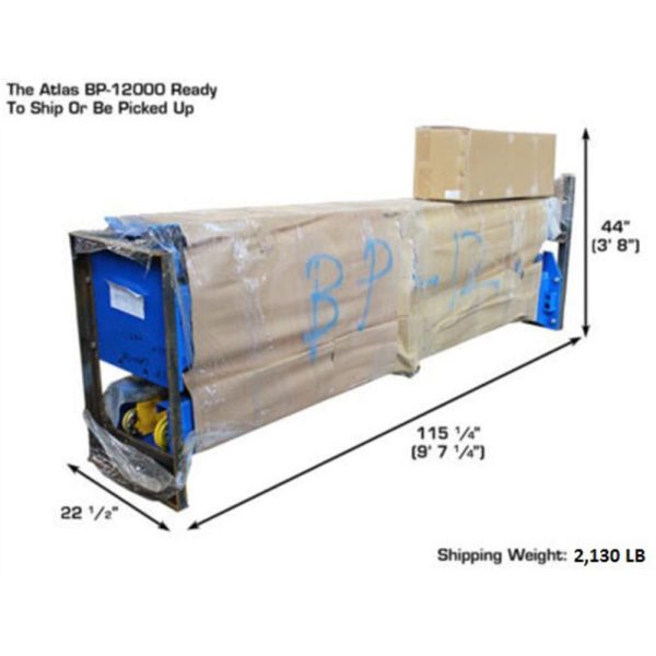 Atlas BP12000X Commercial Grade Baseplate 12,000 lb. Capacity 2-Post Lift - Image 21