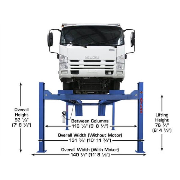 Atlas Platinum PVL14 ALI Certified 14,000 lb. Capacity 4-Post Lift - Image 15