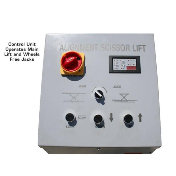 Atlas 12AWFSL Alignment Scissor Lift and RJ-6 Rolling Jacks Combo - Image 6