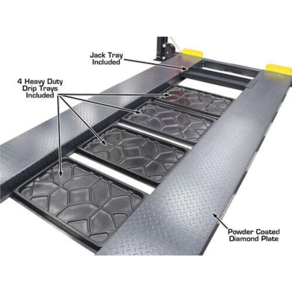 Atlas 408SL Super Deluxe Portable Hobbyist 8,000 lb. Capacity 4-Post Lift - Image 18