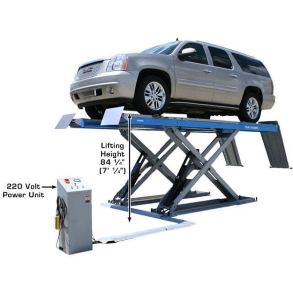 Atlas 12AWFSL Alignment Scissor Lift and RJ-6 Rolling Jacks Combo - Image 14