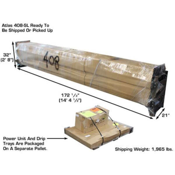 Atlas 408SL Super Deluxe Portable Hobbyist 8,000 lb. Capacity 4-Post Lift - Image 20