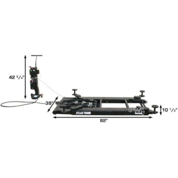 Atlas 6MR Portable Mid-Rise 6,000 lb. Capacity Scissor Lift - Image 15