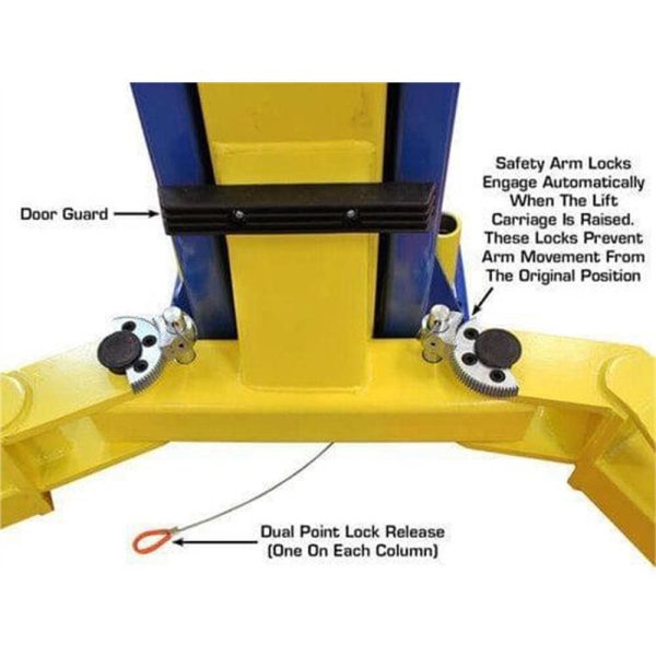 Atlas 9KOHX Overhead 9,000 lb. Capacity 2-Post Lift - Image 14