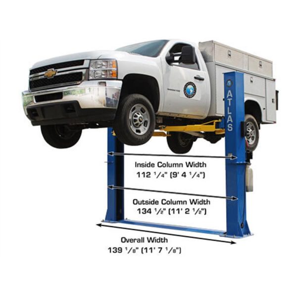 Atlas BP10000X Commercial Grade Baseplate 10,000 lb. 2-Post Lift - Image 17