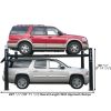 Atlas Garage PRO9000 Extra Tall/Extra Wide Portable Heavy Duty 9,000 lb. Capacity 4-Post Lift - Image 22