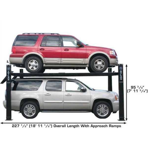 Atlas PRO9000 4 Post Lift + RJ6 Rolling Jacks Combo - Image 27