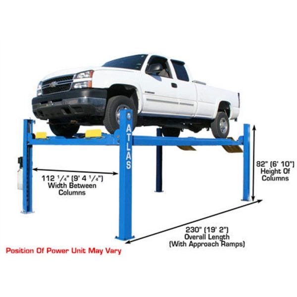 Atlas 12,000 lb. 4-Post Alignment Lift w/ Turntables - Image 16